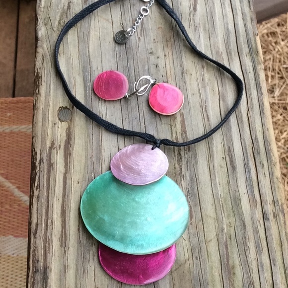 Culture Mix Necklace with Earrings - Picture 1 of 7